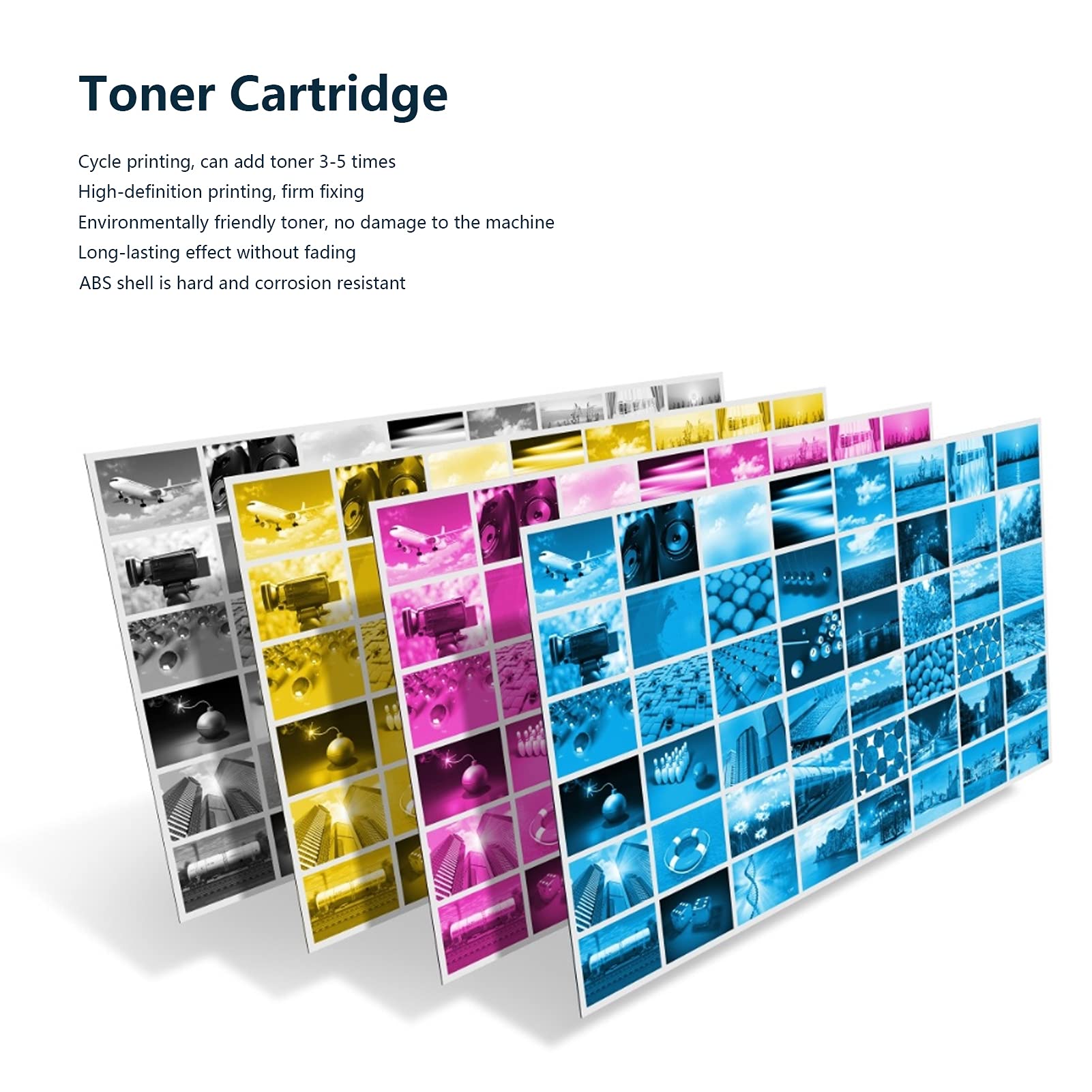 Ausla Cartuccia Toner ABS Cartuccia Tamburo Sostitutiva 300g 15000 Pagine Ricaricabile per Utenti di Stampa da Ufficio IM2000 MP2003SP MP2503SP
