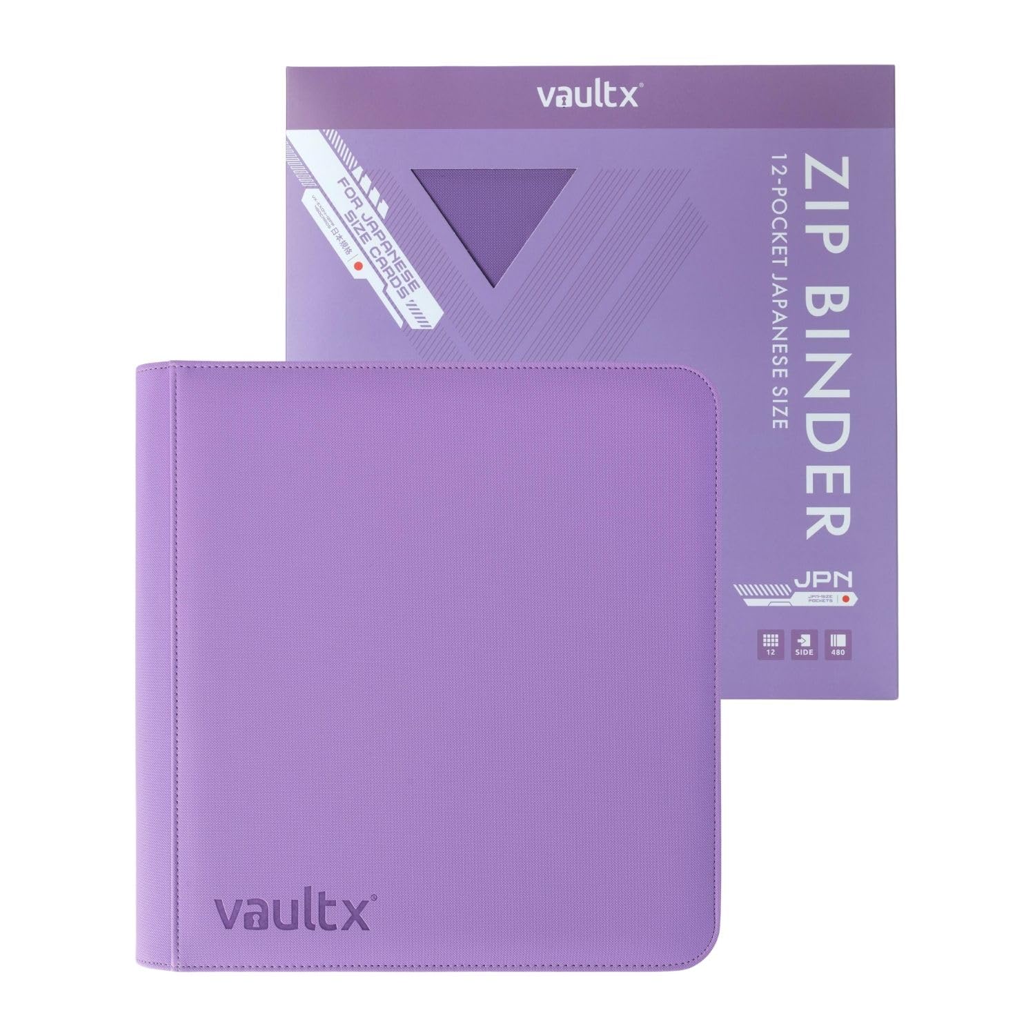 Vault X 12 Pocket Japanese Size Trading Card Binder 480 Cards (Purple)