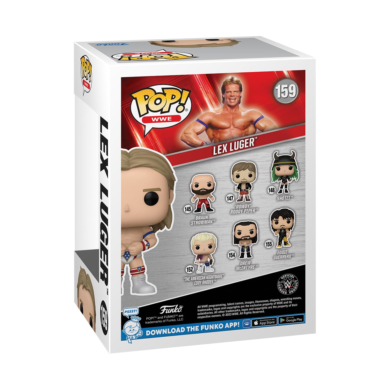 Amazon.com: Funko POP! WWE: WWE 94 SS - Lex Luger - Collectable Vinyl Figure - Gift Idea - Official Merchandise - for Kids & Adults - Sports Fans - Model Figure for