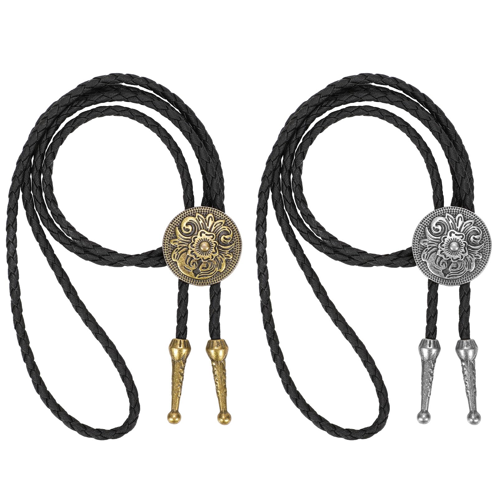 Bolo Tie for Women Men, Western Bolo Tie Rodeo Cowgirl Cowboy Tie Bolo Ties Cowboy Accessories for Men Women