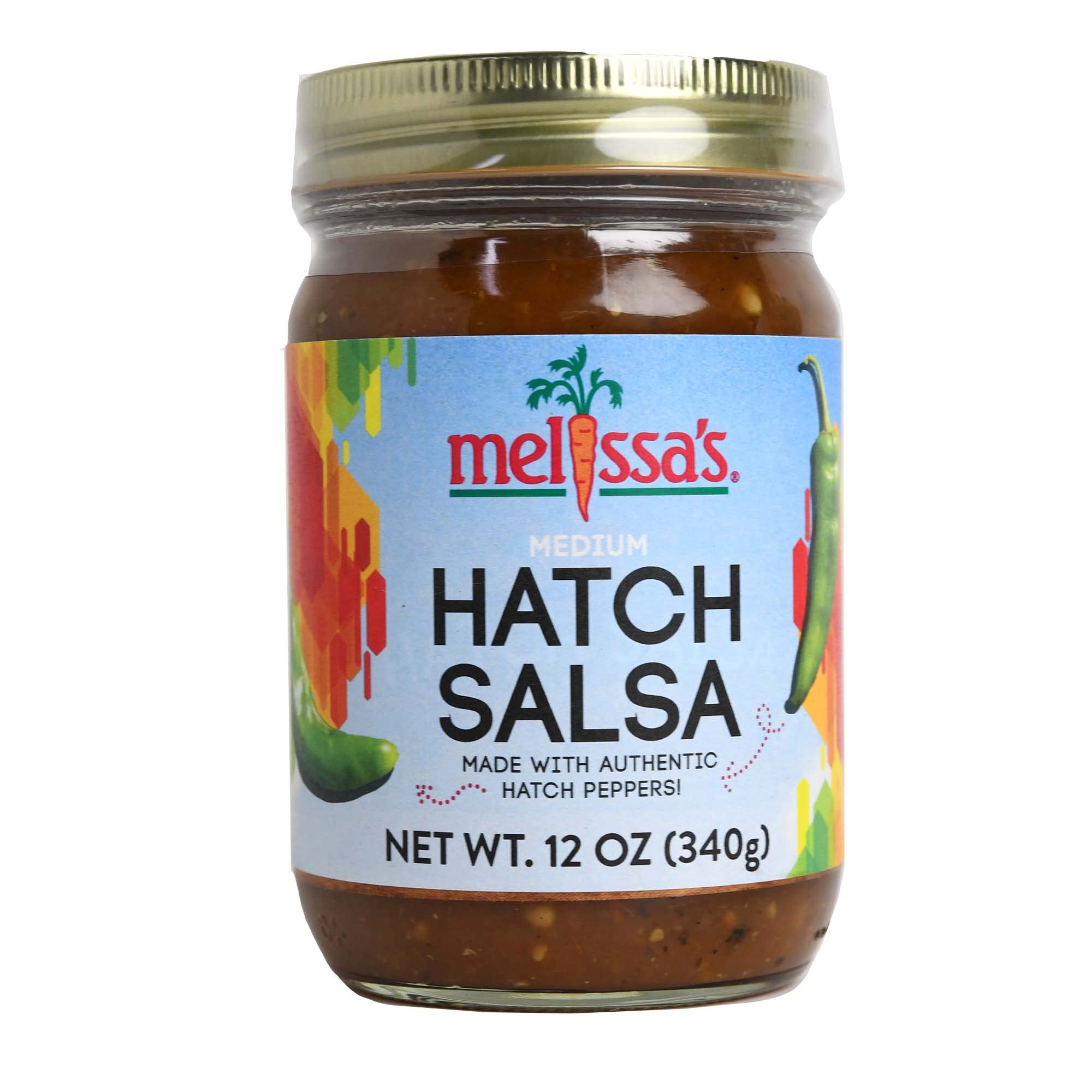 Authentic Roasted New Mexico Hatch Chile Salsa By Melissa's Produce - Delicious Flame-Roasted Hatch Chili Salsa, Peeled & Diced Southwestern Certified