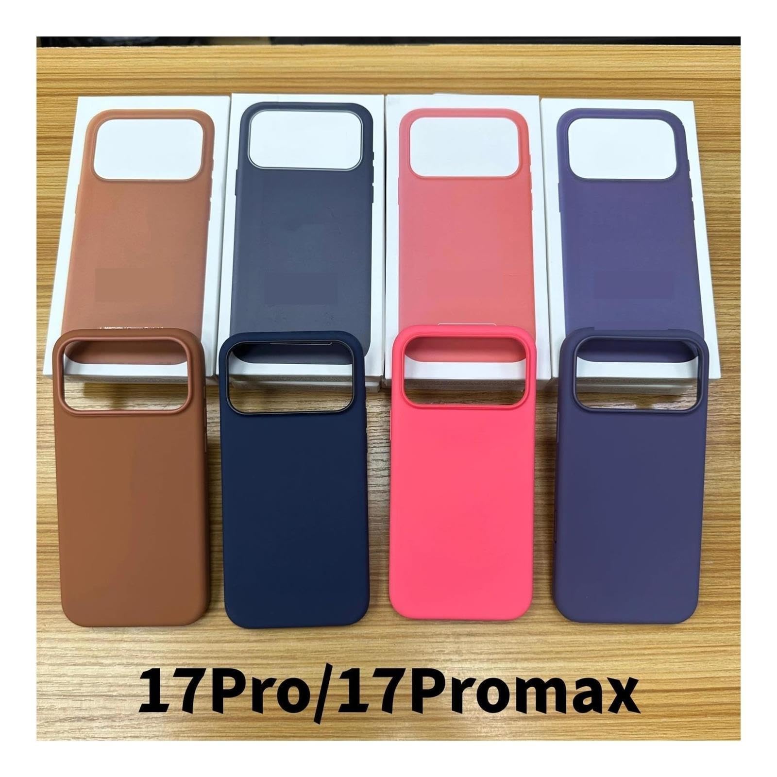 Générique Coque de téléphone, Silicone Liquide, 17 Pro Max