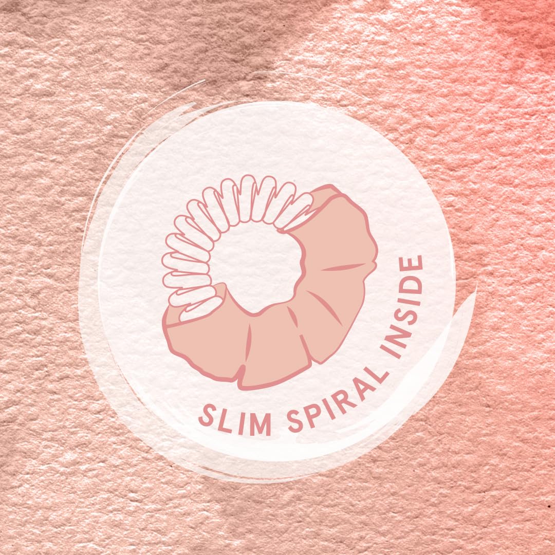 Invisibobble Sprunchie Slim czarny i złoty jedwabny grzebień x2 - jedwabny Scrunchie z spiralną gumą do włosów wewnątrz - miękkie jedwabne scrunchies z dużym wsparciem