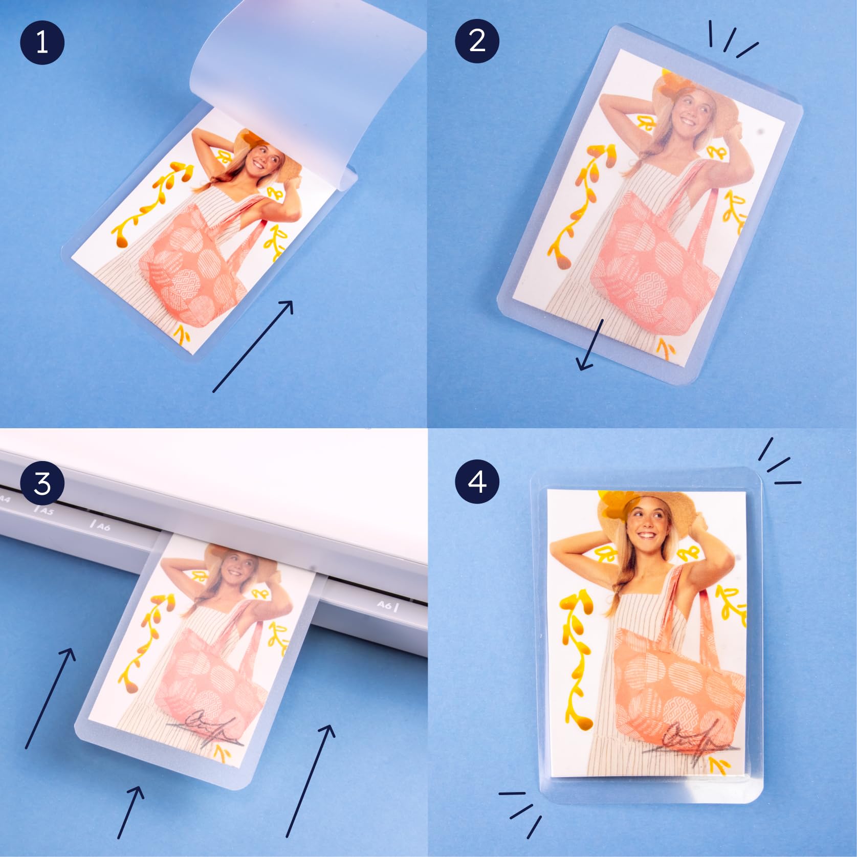 RAYLU fundas plastificar A4 125 micras transparentes brillante pack 100