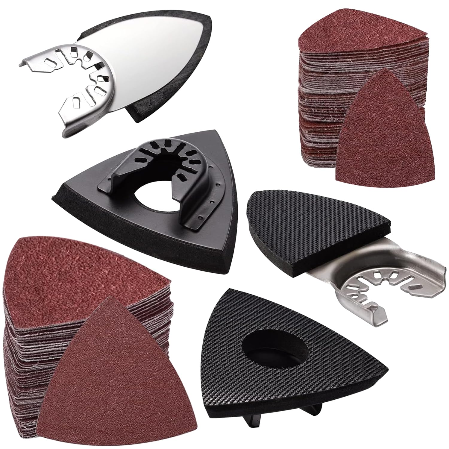 FOWOK Oscillating Tool Sanding Pads - 138 Pcs -8