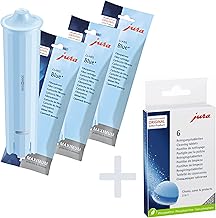 Jura Claris Blue+ Water Filters + Jura 3-Phase 6 Cleaning Tablets - Value Combo - 3 Filters + 6 Cleaning Tablets