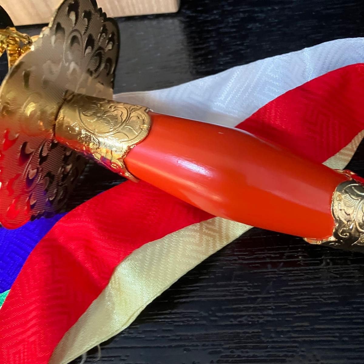 Amazon.co.jp: 在銘 近藤利吉 神楽鈴 福鈴 巫女鈴 神事道具 寺院仏具  