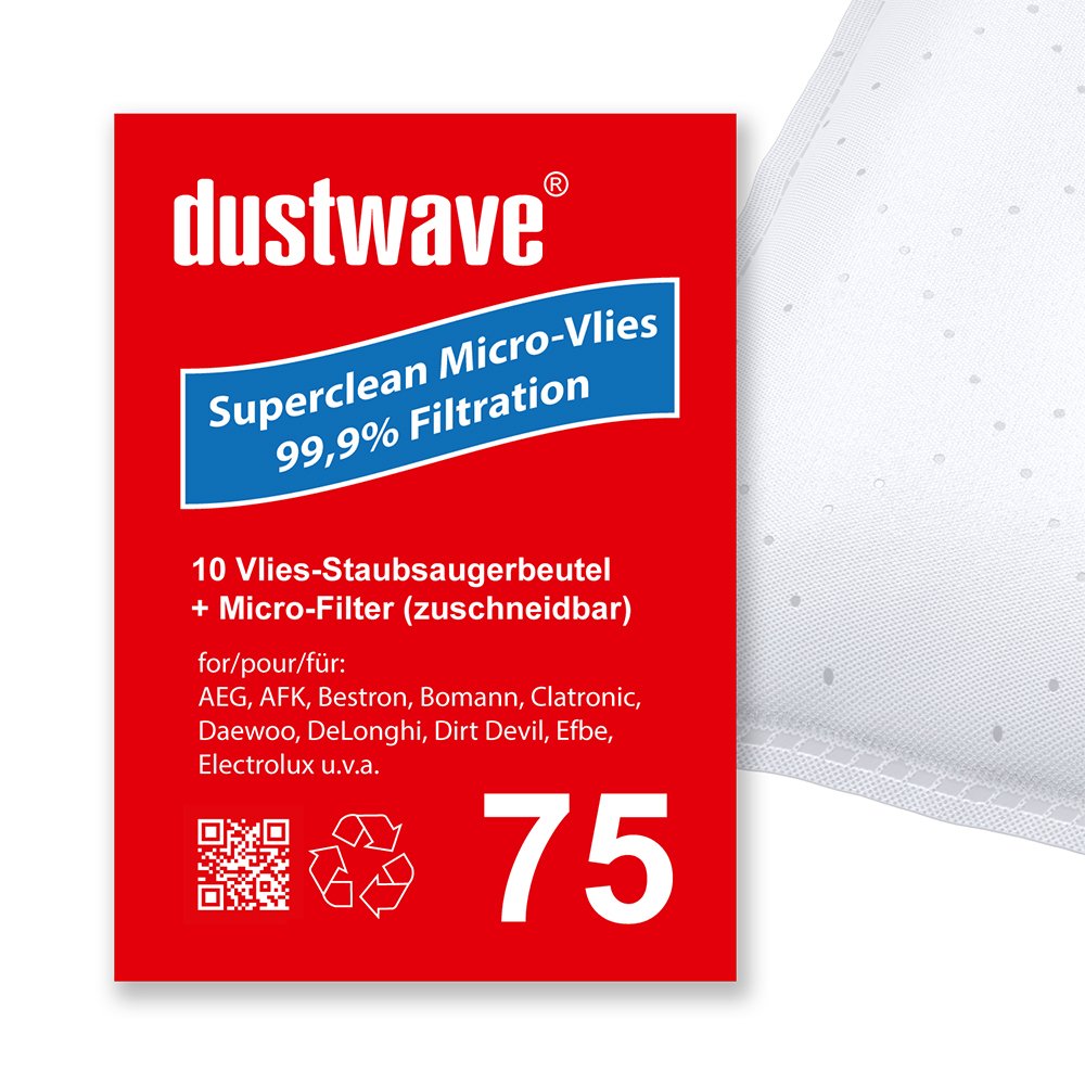 eVendix Sacchetti per aspirapolvere Adatti per Tristar SZ - 1930 | 20 Sacchetti per la Polvere + 2 microfiltri | Compatibile con Swirl Y12