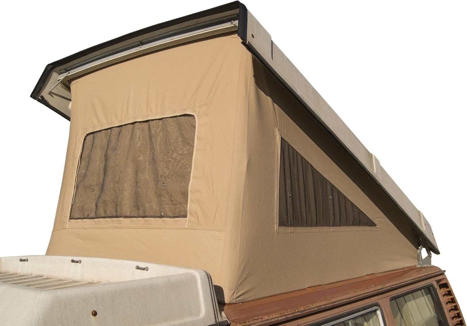 Cotton Pop-Top Tent for Use with Early Model Volkswagen Vanagon Campers (Tan)