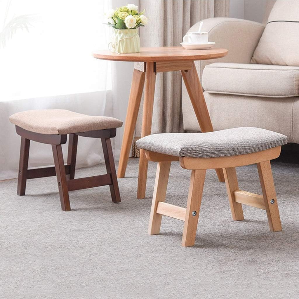 Step Stool Solid Oak, Handmade Footstool for Kitchen Bedroom, Living Room, Bathroom Harvest(D)