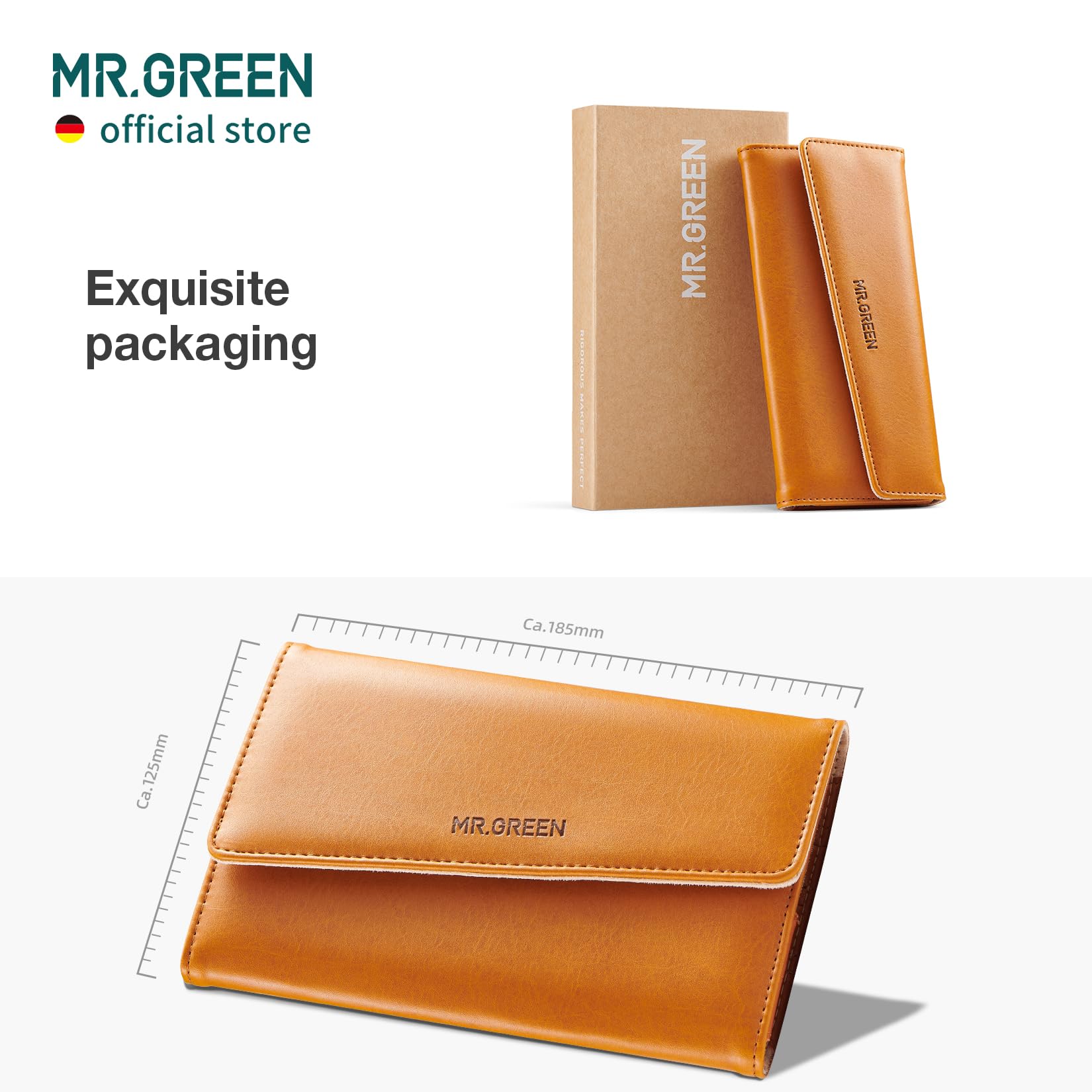 MR.GREEN Ensemble de couteaux de pédicure professionnels pour ongles incarnés, outils de soins des pieds, pinces à cuticules en acier inoxydable (8 pièces)