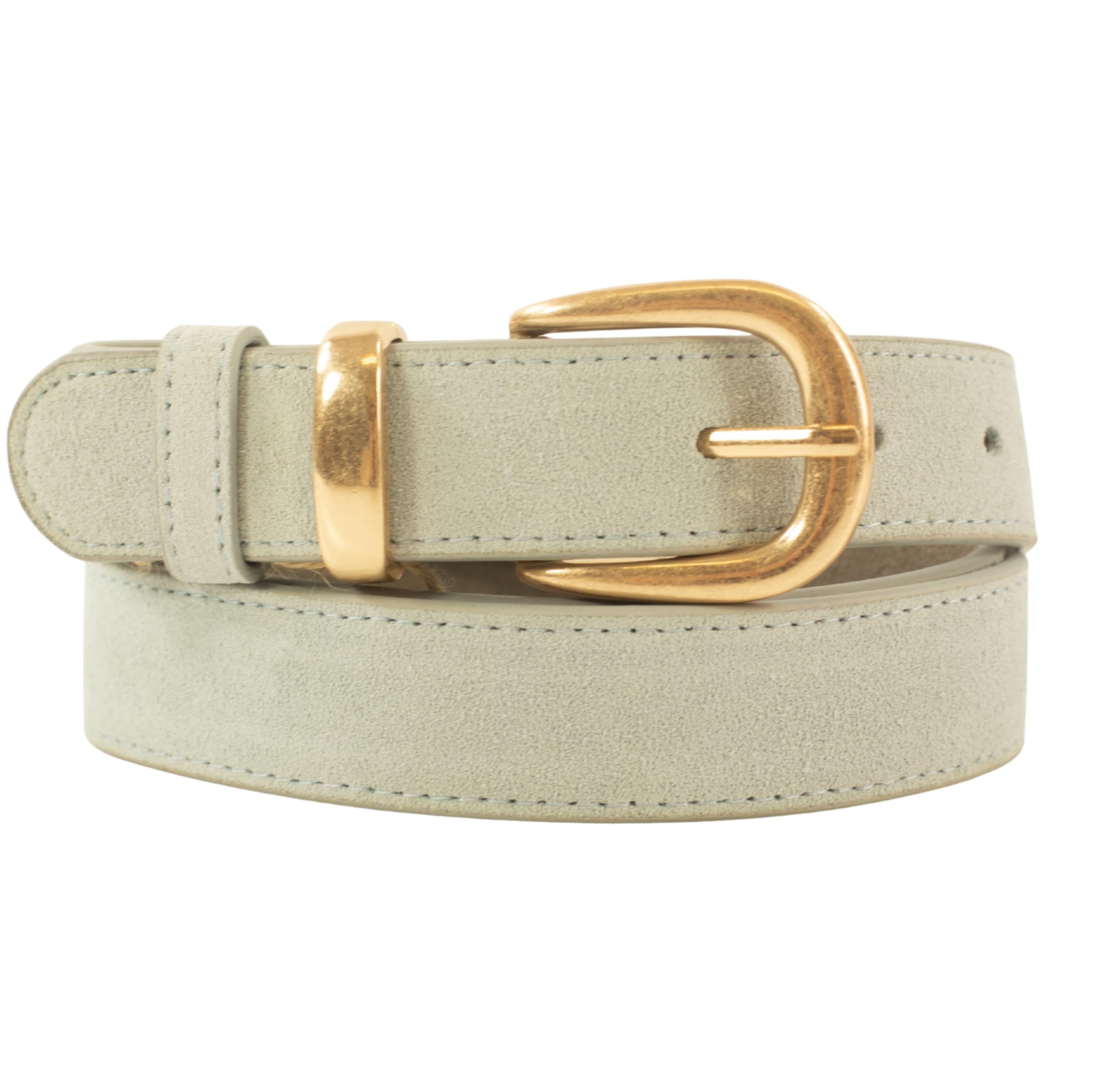 SCAMODA Damengürtel aus echtem Veloursleder – Eleganter Wildleder Gürtel – 2,8 cm breit – In vielen Farben & Längen – Klassisch & modern kombinierbar