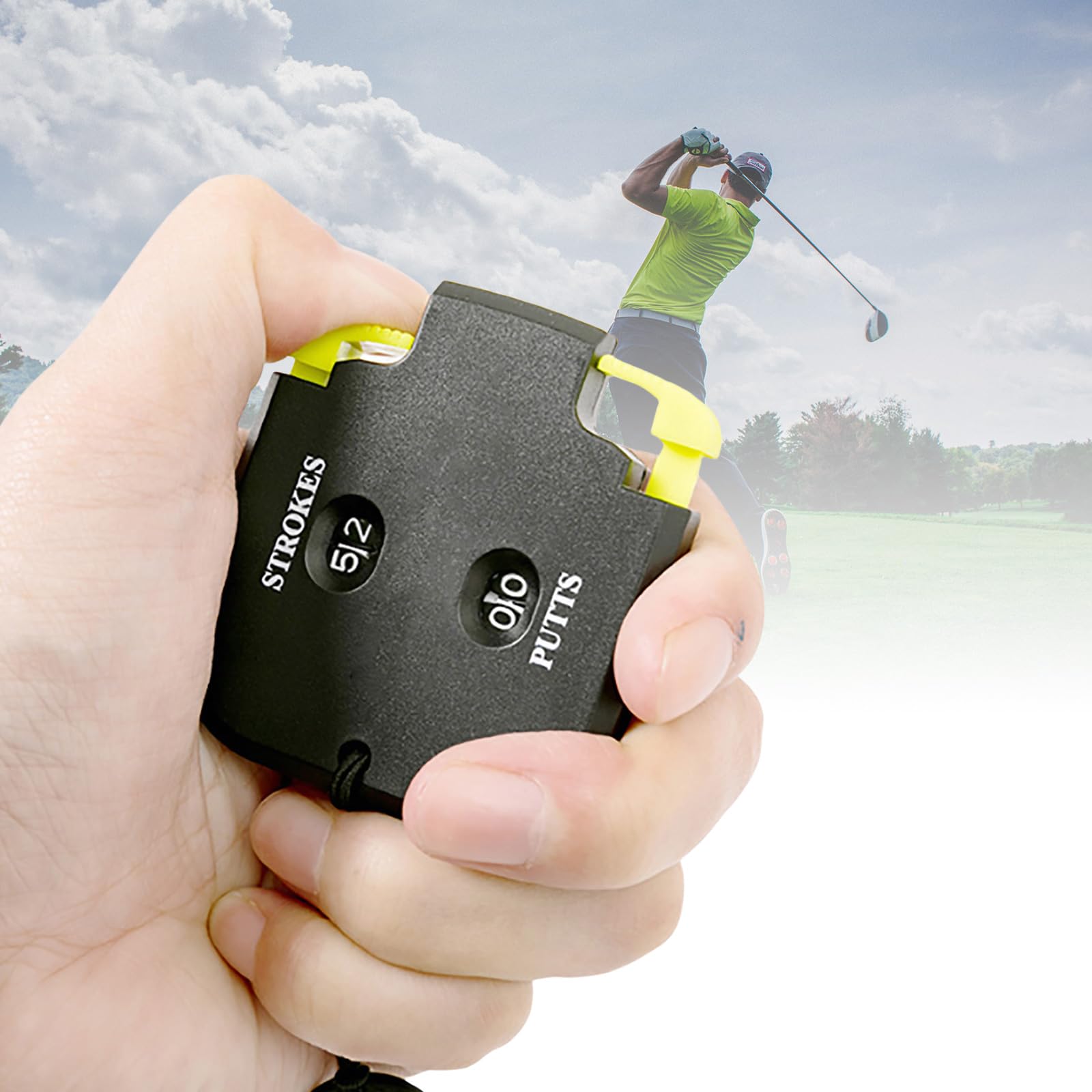 mioosho Golf Score Counter, 2 Player Stroke Counter, Golf Stroke Counter, Golf Score Indicators