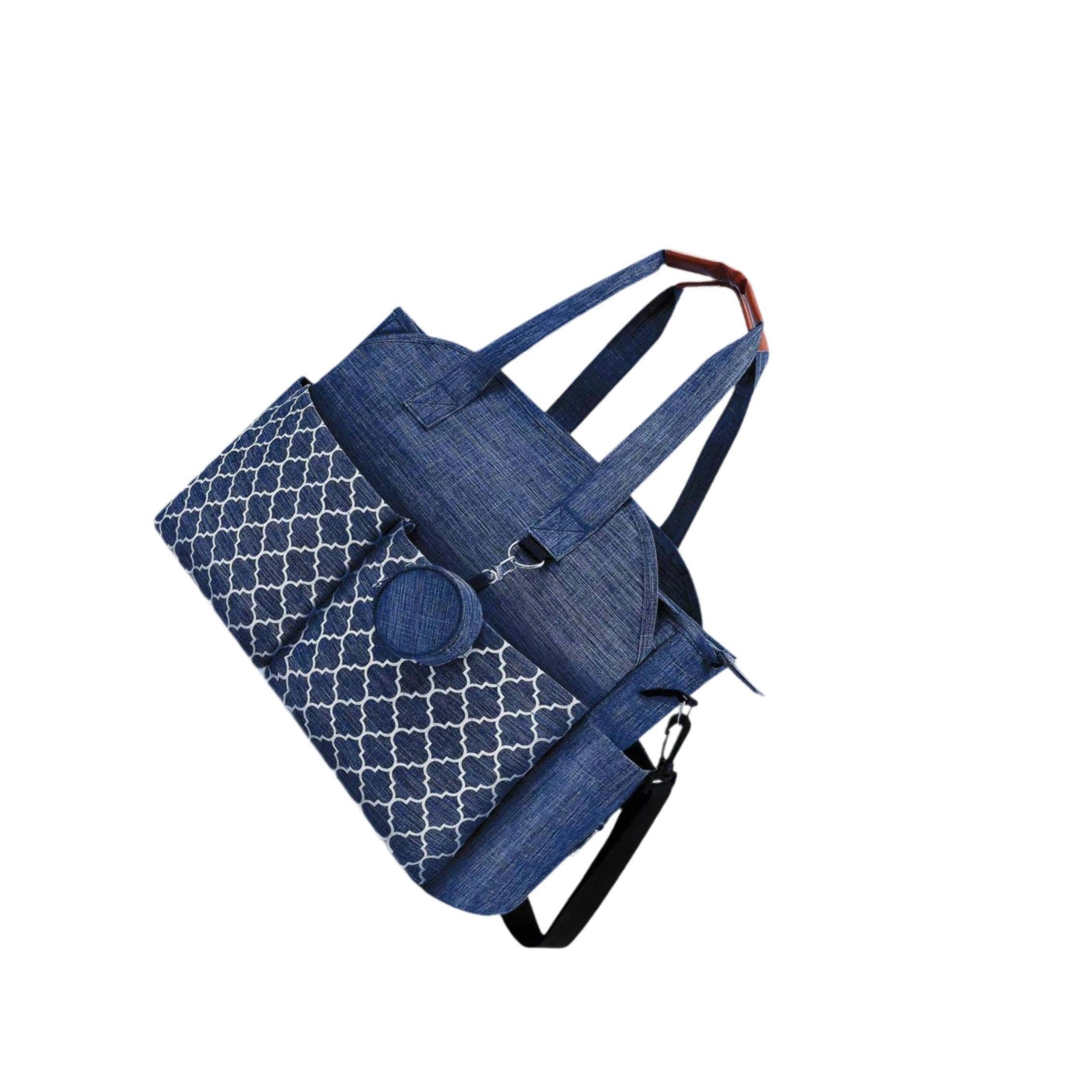 Bolsa de pañales sofisticada con Gran Capacidad para organizar pañales, Alimentos, Juguetes, Regalos para Baby Shower, Bolsillo para Toallas, Bolsa de para Viajes, Trabajo y Actividades al