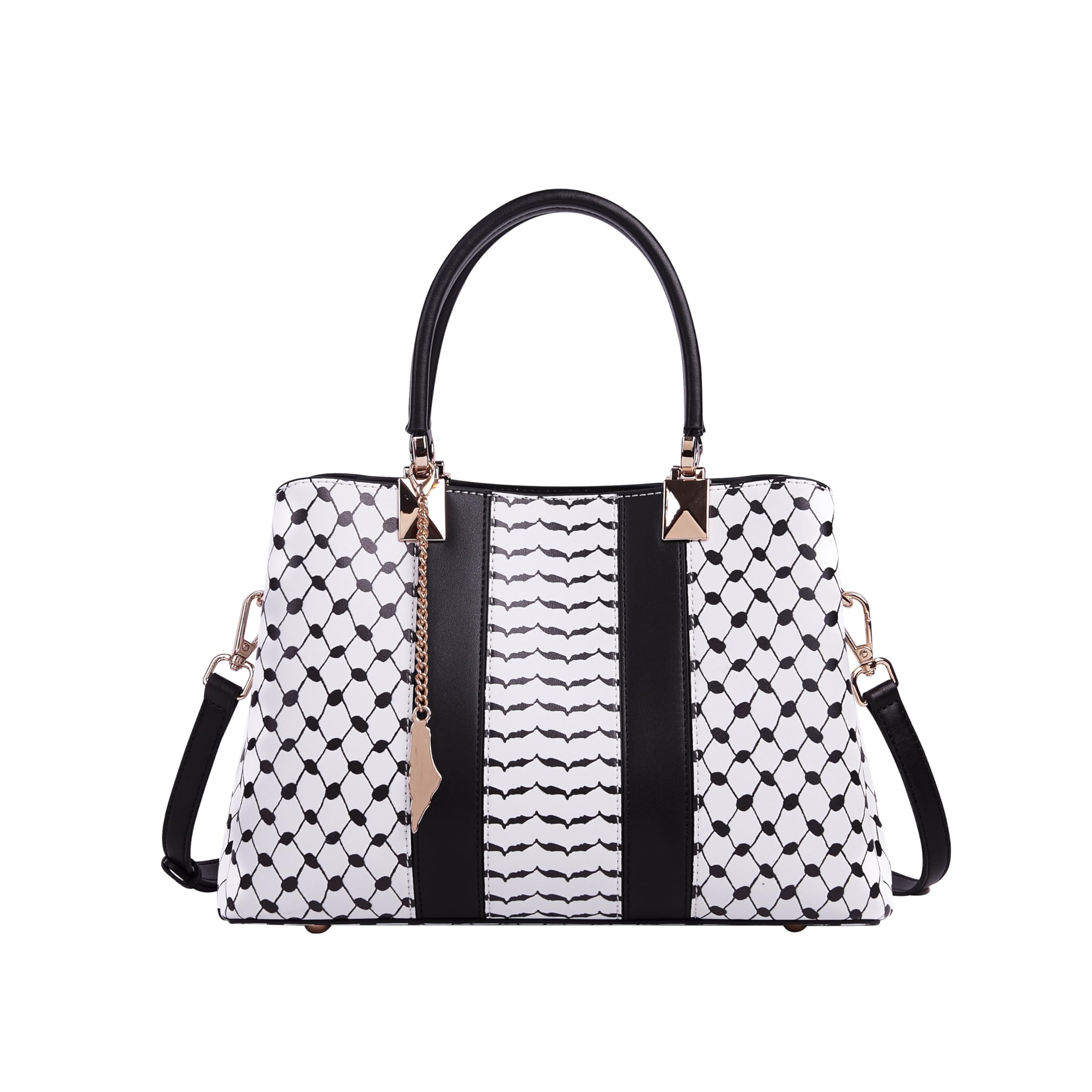 Threads of Heritage Handbag Collection - Genuine split Cowhide Leather - INSPIRED BY THE KEFFIYEH | Modern Heritage