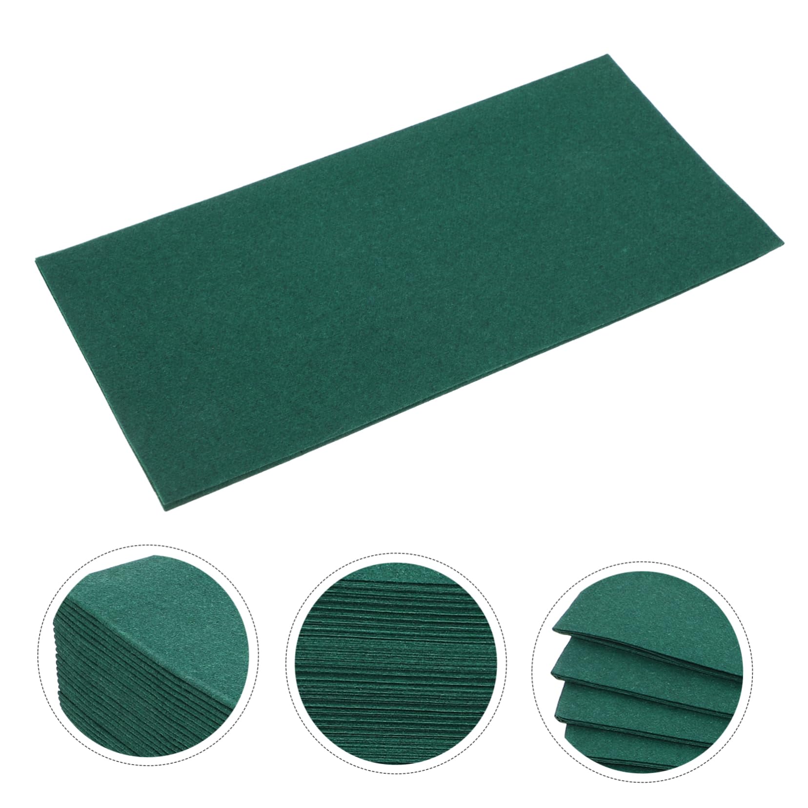 Cabilock 2 Series Servilletas Desechables Verde Para Eventos Toallas Para Invitados Prácticas Y Elegantes Para Bodas Recepciones Y Fiestas 50 Piezas*2
