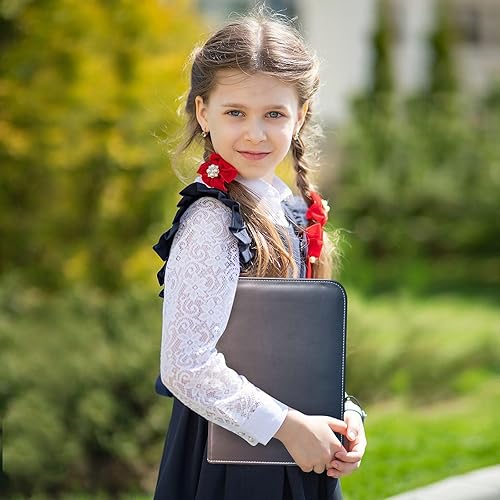 Vista 17 de Carpeta de tarjetas morada con 4 bolsillos, 400 bolsillos con 50 fundas extraíbles, álbumes de tarjetas intercambiables, carpeta de tarjetas