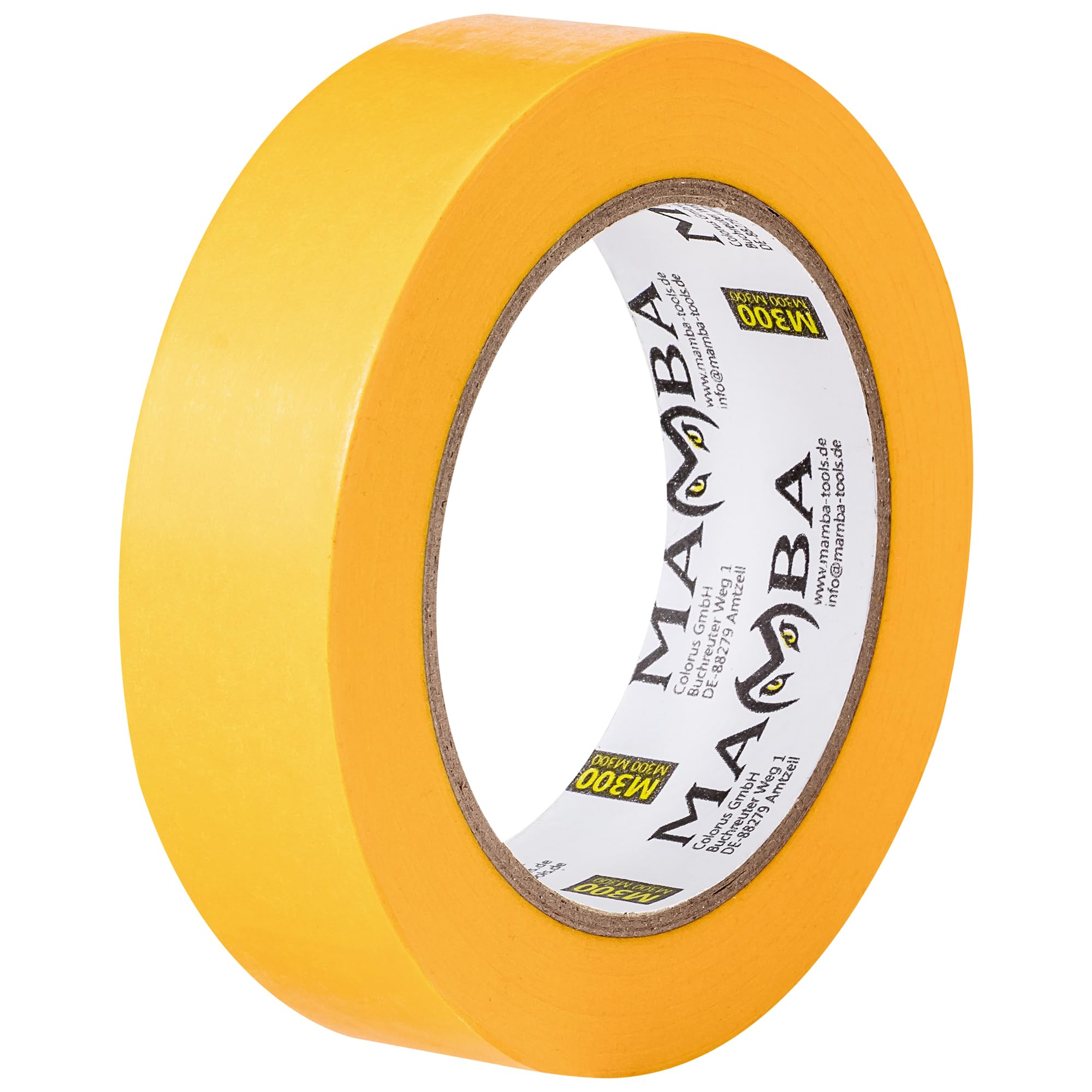 Mamba Goldband Malerkrepp Kreppband 40x Malerband 30 mm x 50 m Profi Abdeckband Malertape Klebeband Washi Tape Gold Papiertape Selbstklebend
