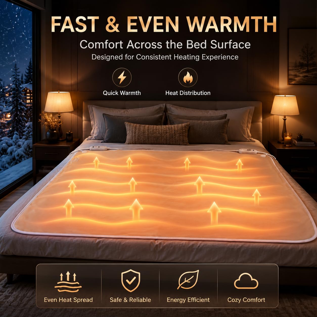 Expressions Electric Bed Warmer - Double Bed -7
