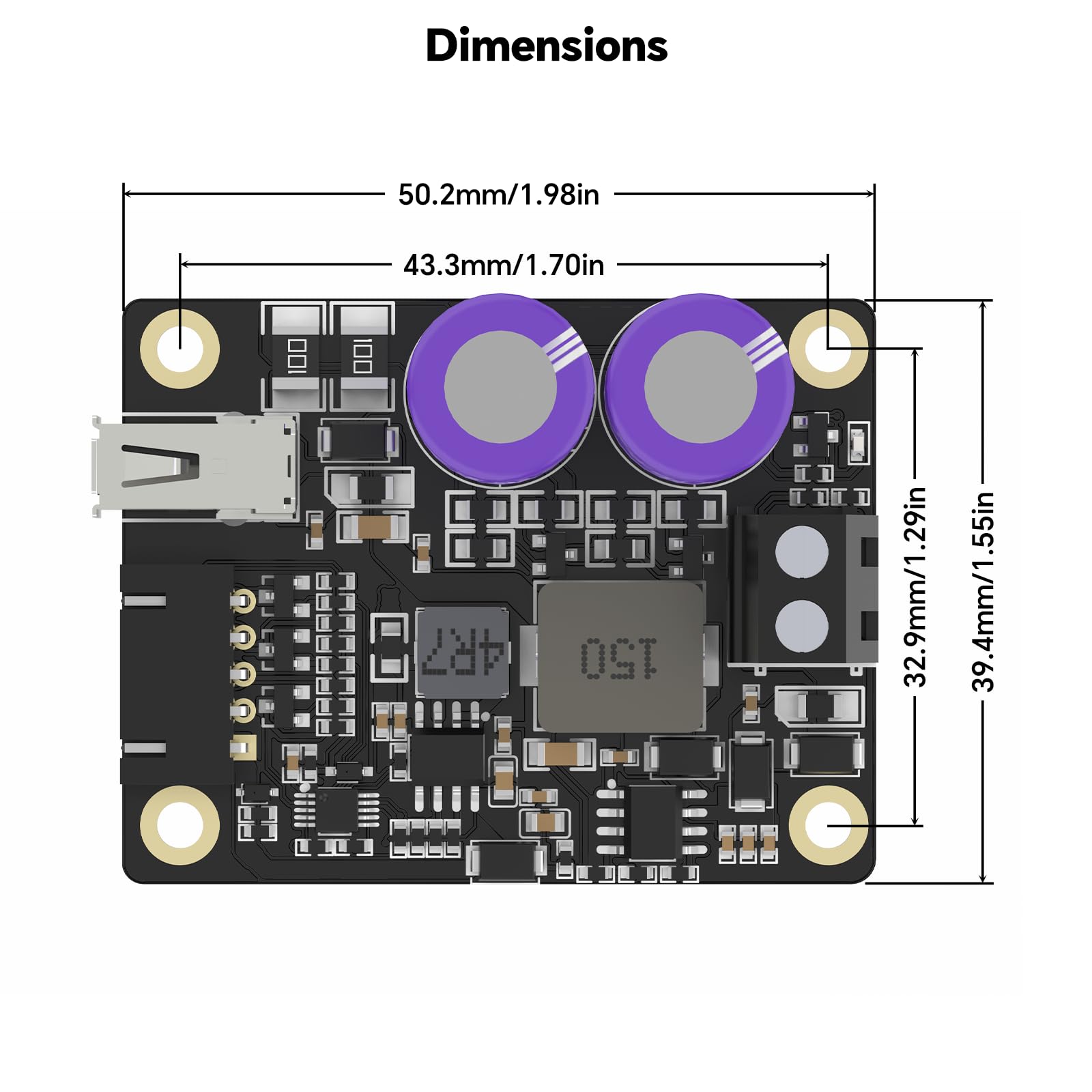 Noise Protection Module Images Snapklik.com : BIGTREETECH SKSM V1.0 SBC Power Protection Module