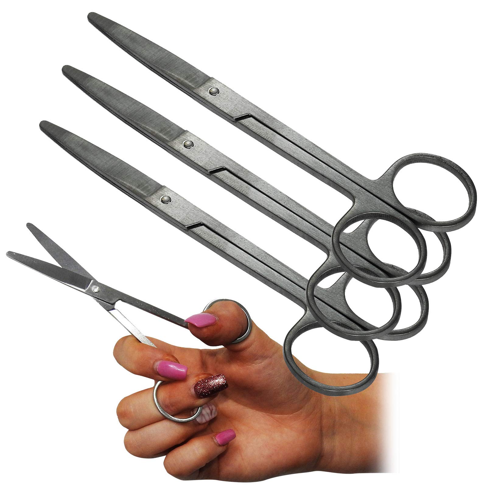 Qualicare 3X Nurses Stainless Steel First Aid Blunt/Blunt Scissors