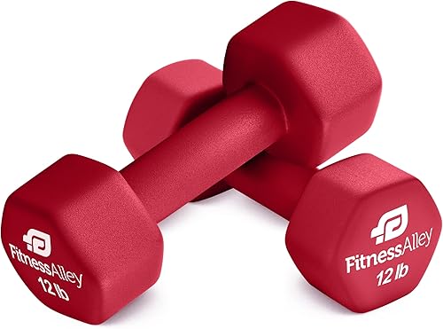 Juego de mancuernas hexagonales revestidas de neopreno para un agarre antideslizante, juego de pesas de mano hexagonales de neopreno, juego de dos