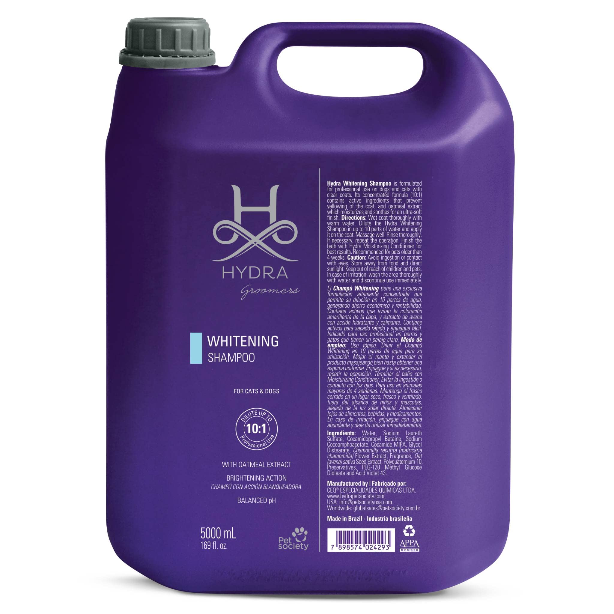 See full amazon price history chart for Hydra Groomers Whitening Shampoo 5 Litre for Cats and Dogs Contains an Optical Brightener That Reduces The Yellowing of The Coat Oatmeal Extract Moisturizes and Softens The Coat Hydra Groomers Whitening Shampoo 5 Litre for Cats and Dogs Contains an Optical Brightener That Reduces The Yellowing of The Coat Oatmeal Extract Moisturizes and Softens The Coat (B09SGF1NW7) Amazon Price History, Amazon Price Tracker