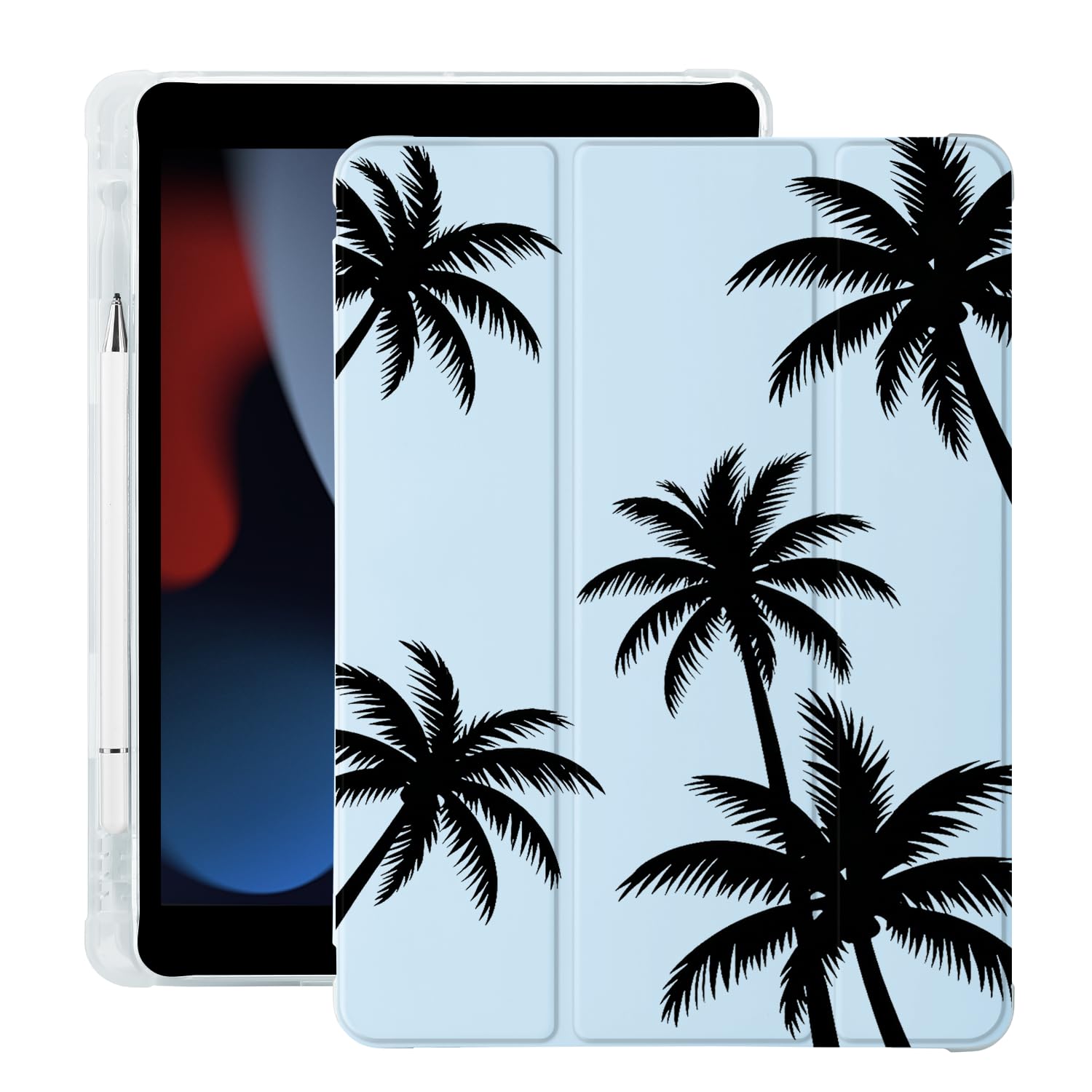 Étui iPad Air 3 bleu pour le travail nomade et la prise de notes avec porte-crayon - 8