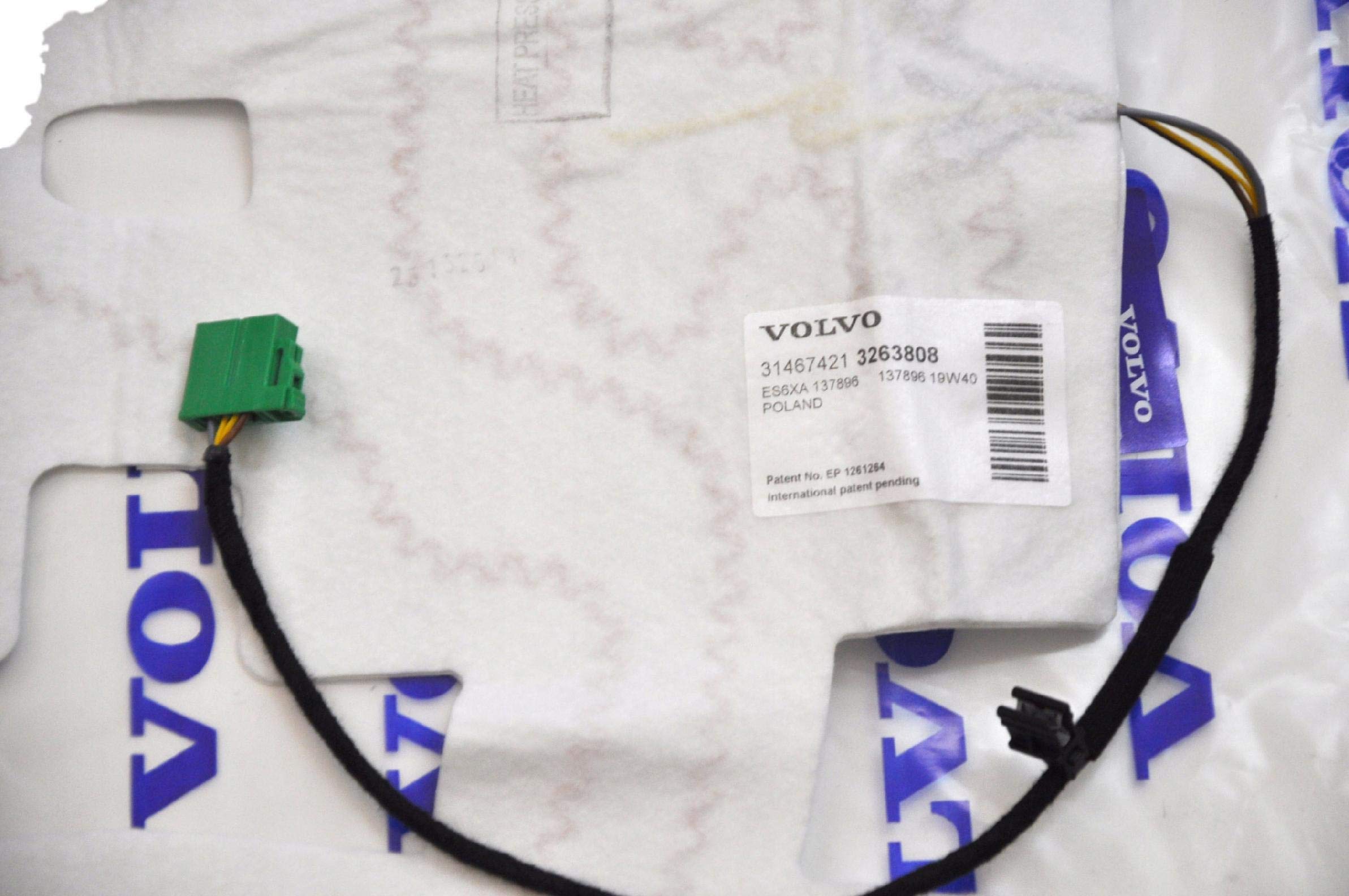VOLVO V40 V40CC Tappetino riscaldante per sedile OE 31467421