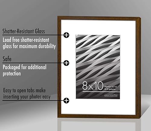 Miniatura 6 de Americanflat - Marco de fotos de vidrio irrompible