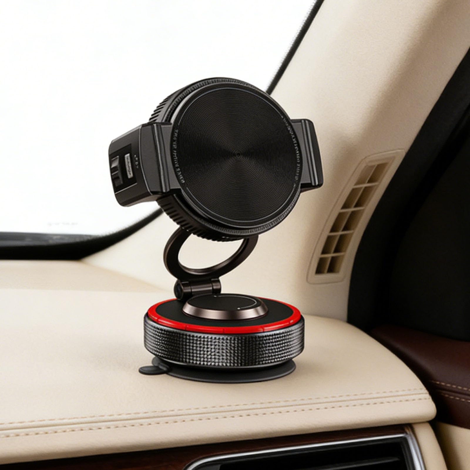 Soporte magnético para teléfono de coche con rotación de 360 grados, base antideslizante para una conducción segura y uso en la oficina