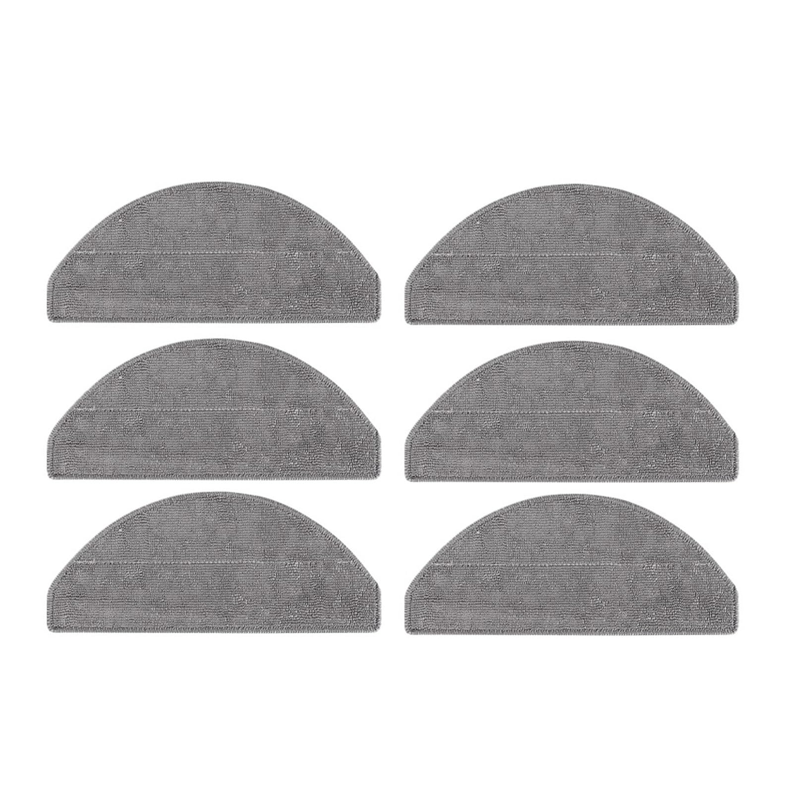 EEZII Mop Cloths Parts,compatible For Roborock， Q7 M5 Q7 L5 Q7B Q7 TF Sweeper Robot Vacuum Cleaner Attachments Mop Pads Consumables(6pcs)