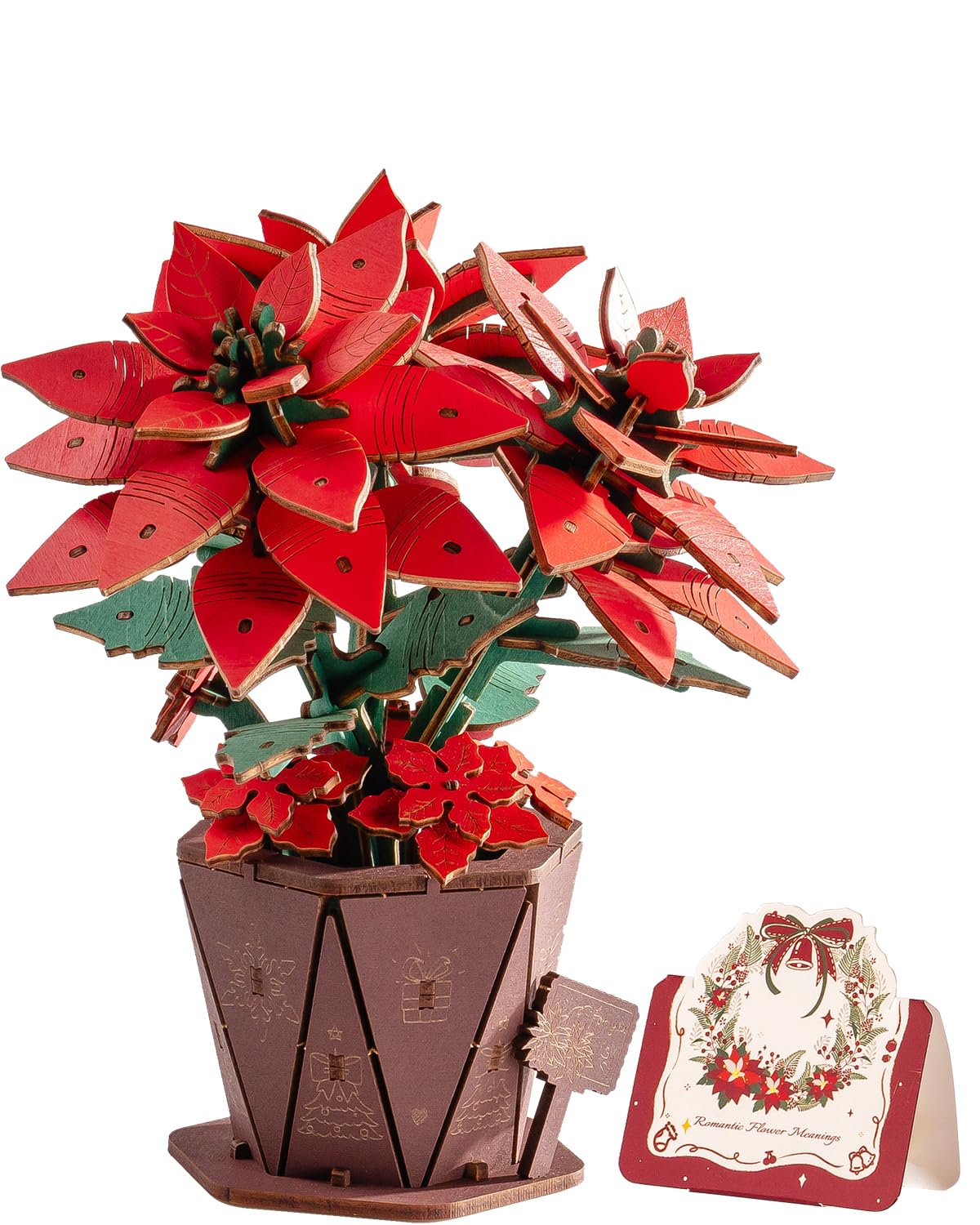 Robotime Rokr fiori Bloom K artigianale Puzzle 3D K bouquet Fiori eterni Regalo romantico per il compleanno Festa della mamma  26