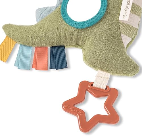 Miniatura 3 de Itzy Ritzy Bitzy Traveler - Asiento de coche y cochecito de juguete para bebés  Juguete sensorial de desarrollo con sonidos arrugados y sonajeros y