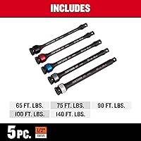 Vista 7 de CRAFTSMAN Torque Extension, Automotive, 5-Piece Set (CMMT98356)