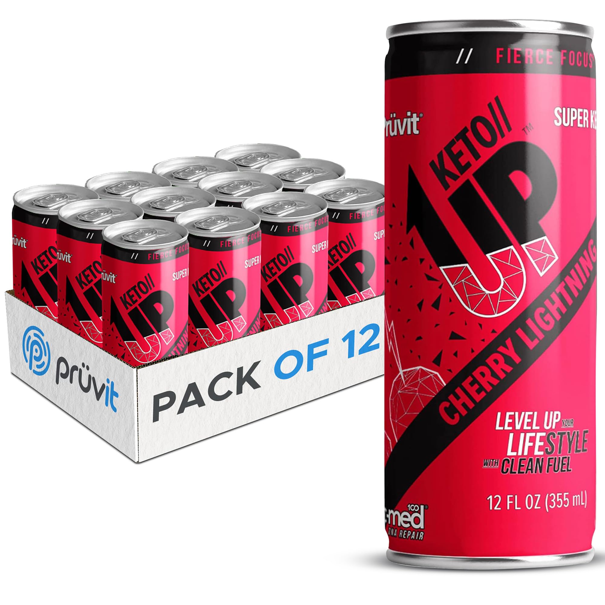 Pruvit KetoNAT Life’s A Peach Charged Ketone Drink - 20 Pack (Exp 08/2025)