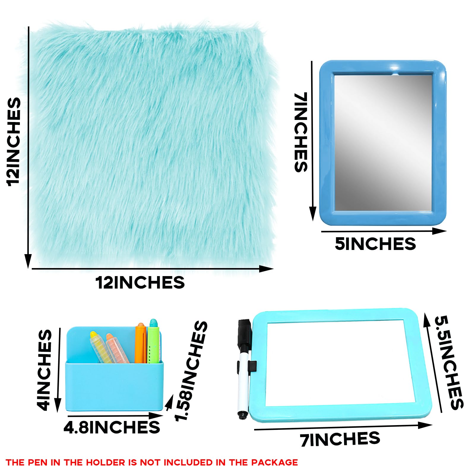 Magnetic Locker Rug For Girls Sintuff Magnetic Locker Accessories Kit - Whiteboard, Mirror ...