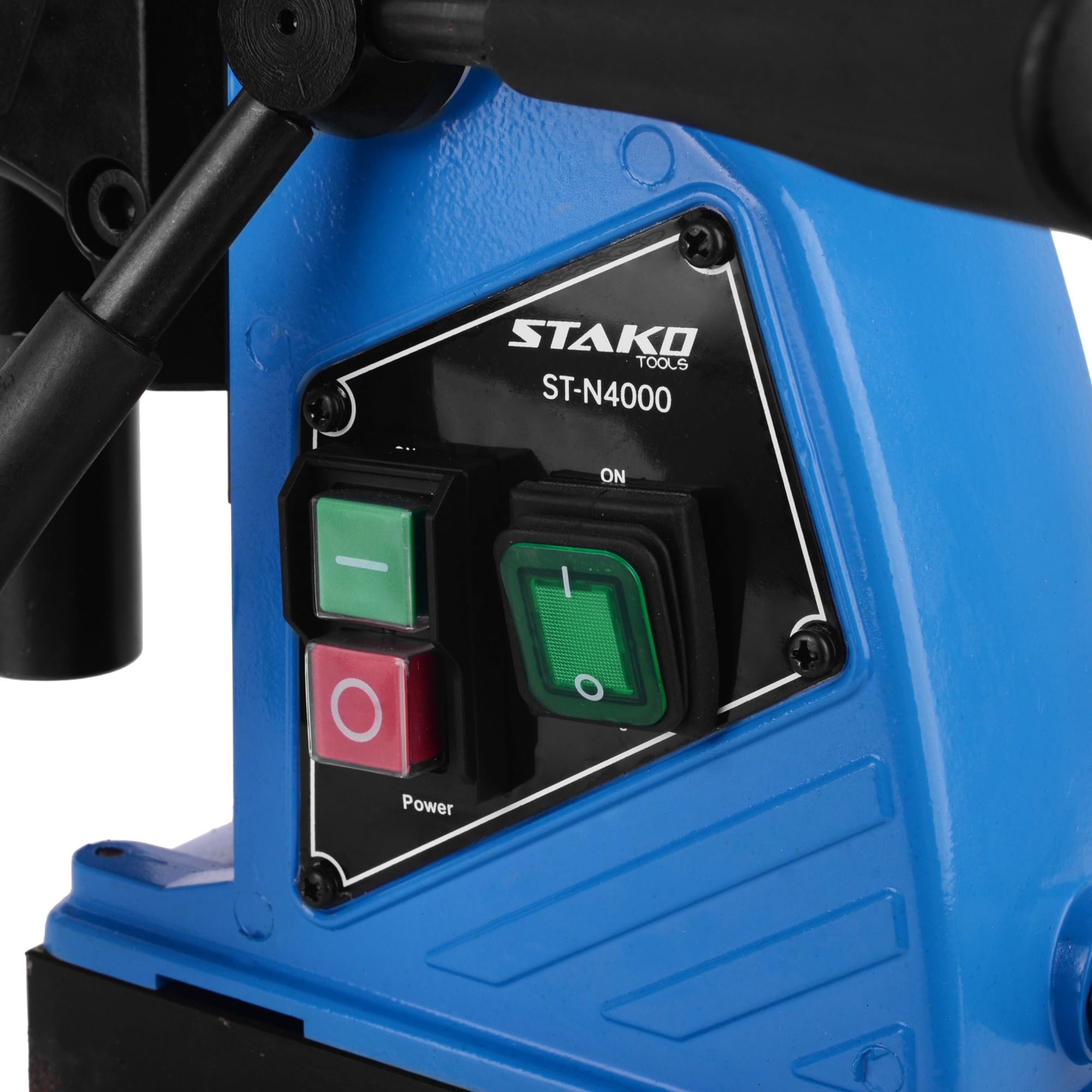 STAKO ST-N4000 Max Ø 40 mm Trapano magnetico 1480 W con valigetta – Magnetkraft 15500N – Carotatrice portatile per lavorazione dei metalli con Weldon 19 mm e Mandrino B16 3-16 mm – Leight 10 kg