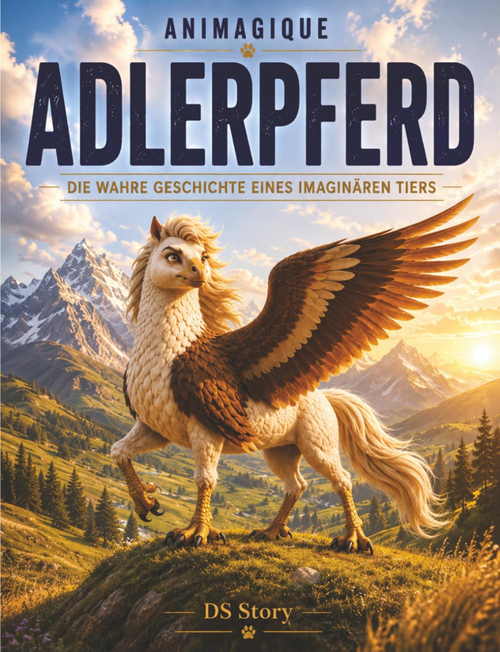 Animagiques - Das Adlerpferd: Das komplette und spielerische Handbuch für neugierige Kinder mit Quiz, Fragen-Antworten und lehrreichen Ausmalbildern