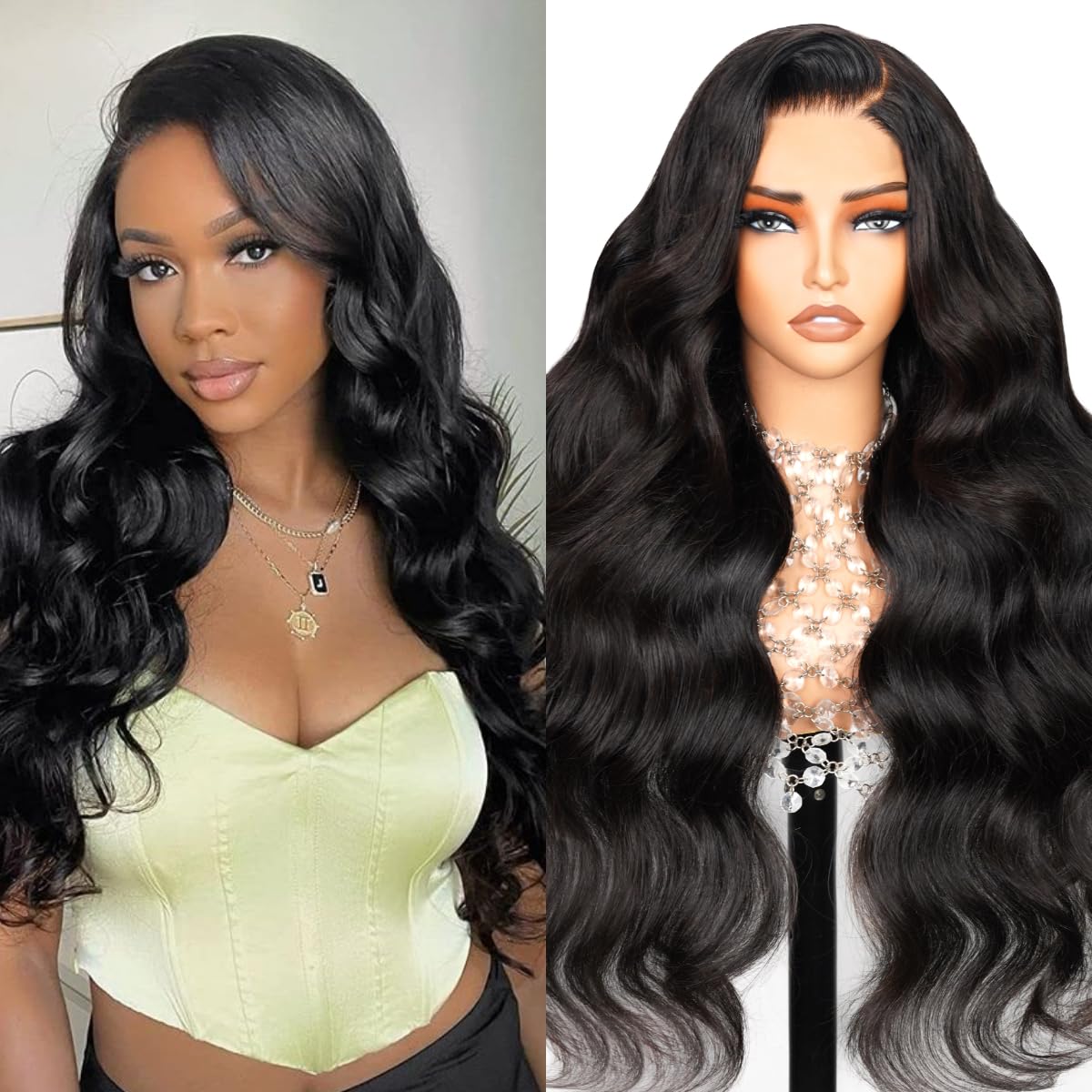 Arabella 5x6 Pre Cut HD Lace Glueless Wigs Human Hair Body Wave Wig 30inch