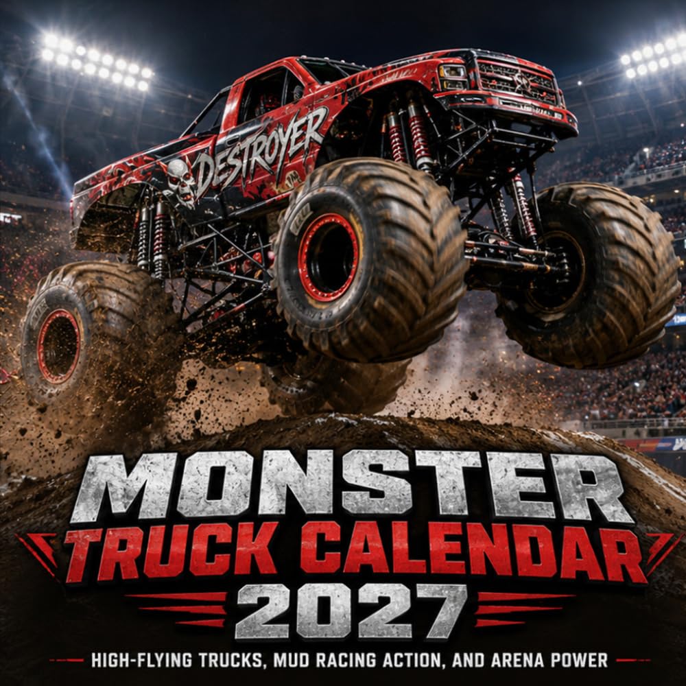 Monster Truck Calendar 2027: Racing and Arena Trucks