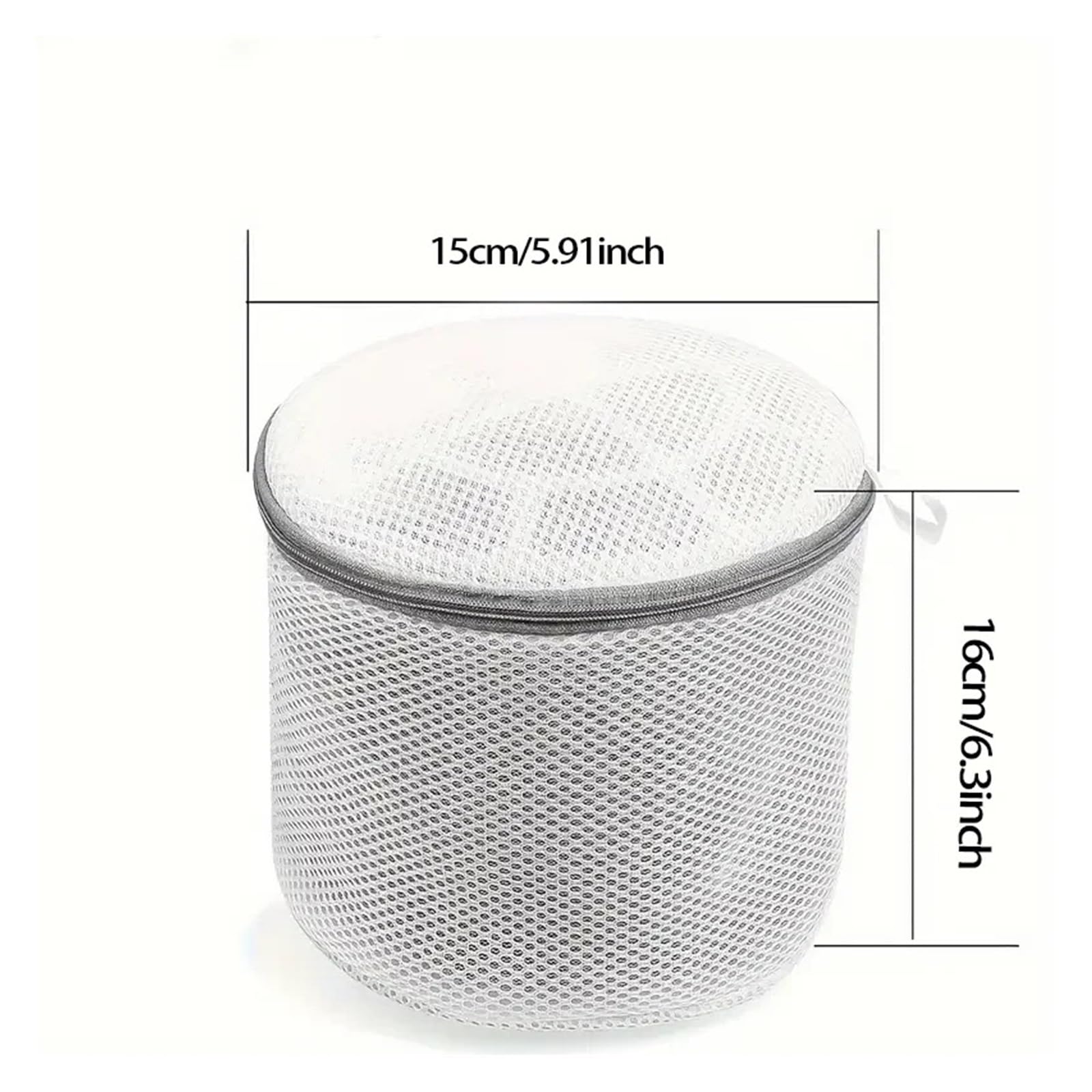Wäschebeutel für BHs 1/2/3 Stück - Damen Dessous BH Unterwäsche Wäsche Waschbeutel Netz Mesh Kleidung Socken Organizer Reißverschlussbeutel Strumpfwaren SaverBras Protector(Grey 3pcs)