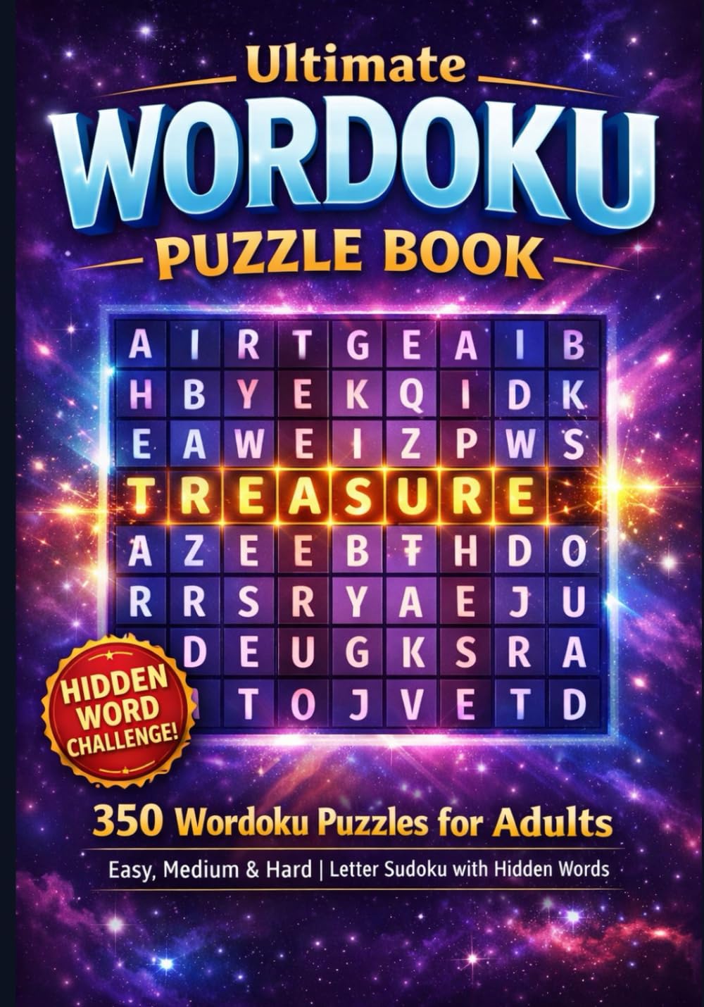 Ultimate Wordoku Puzzle Book: 350 Wordoku Puzzles for Adults | Easy, Medium & Hard | Letter Sudoku with Hidden Words