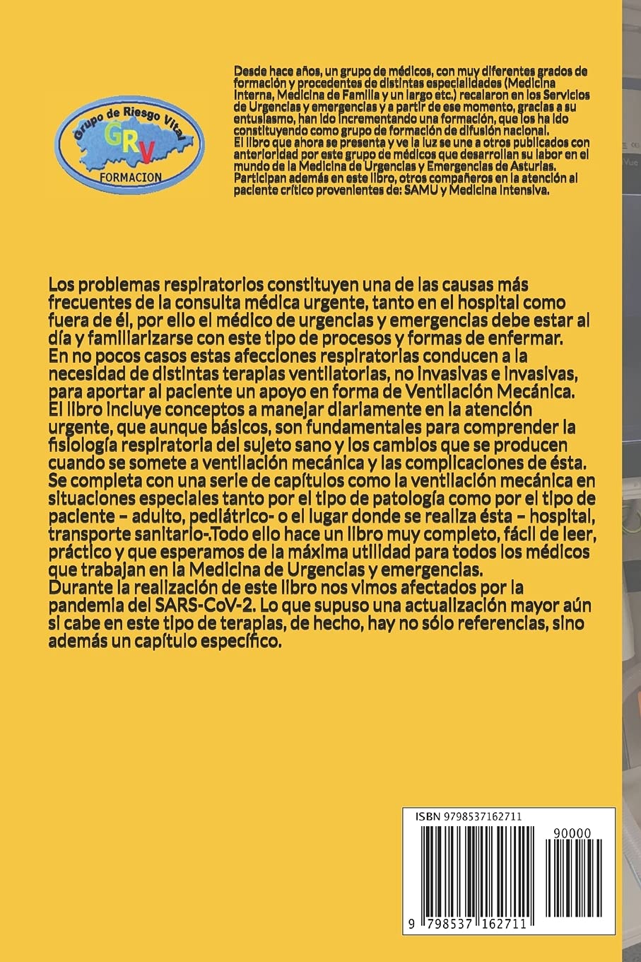Manual de ventilación en medicina de urgencias.