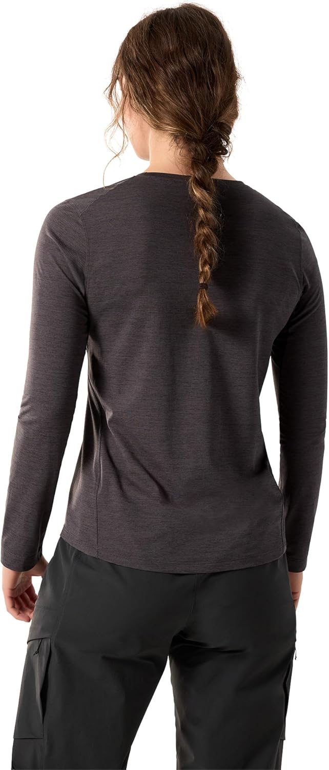 Arc'teryx Taema Crew Neck Long Sleeve Shirts for Women | Quick Dry Long Sleeve Workout Shirts - Hiking Running Fitness Tops