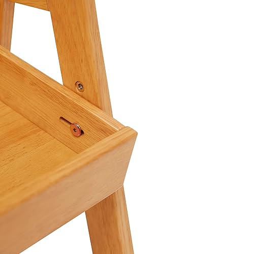 Miniatura 10 de ECR4Kids Estante apilable ajustable con borde completo, estantería, natural