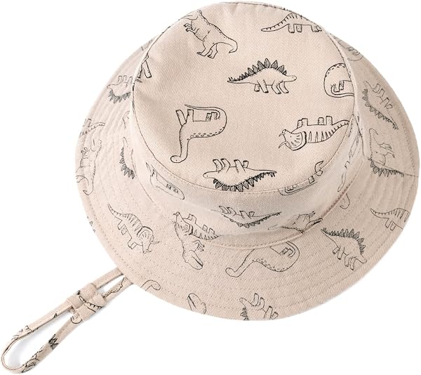DRESHOW Bobs Bébé Filles Enfant Chapeau de Soleil Unisexe en Pliable Protection Anti-UV Solaire Plage Chapeaux de Soleil Bébé Fille UPF 50+ - 3