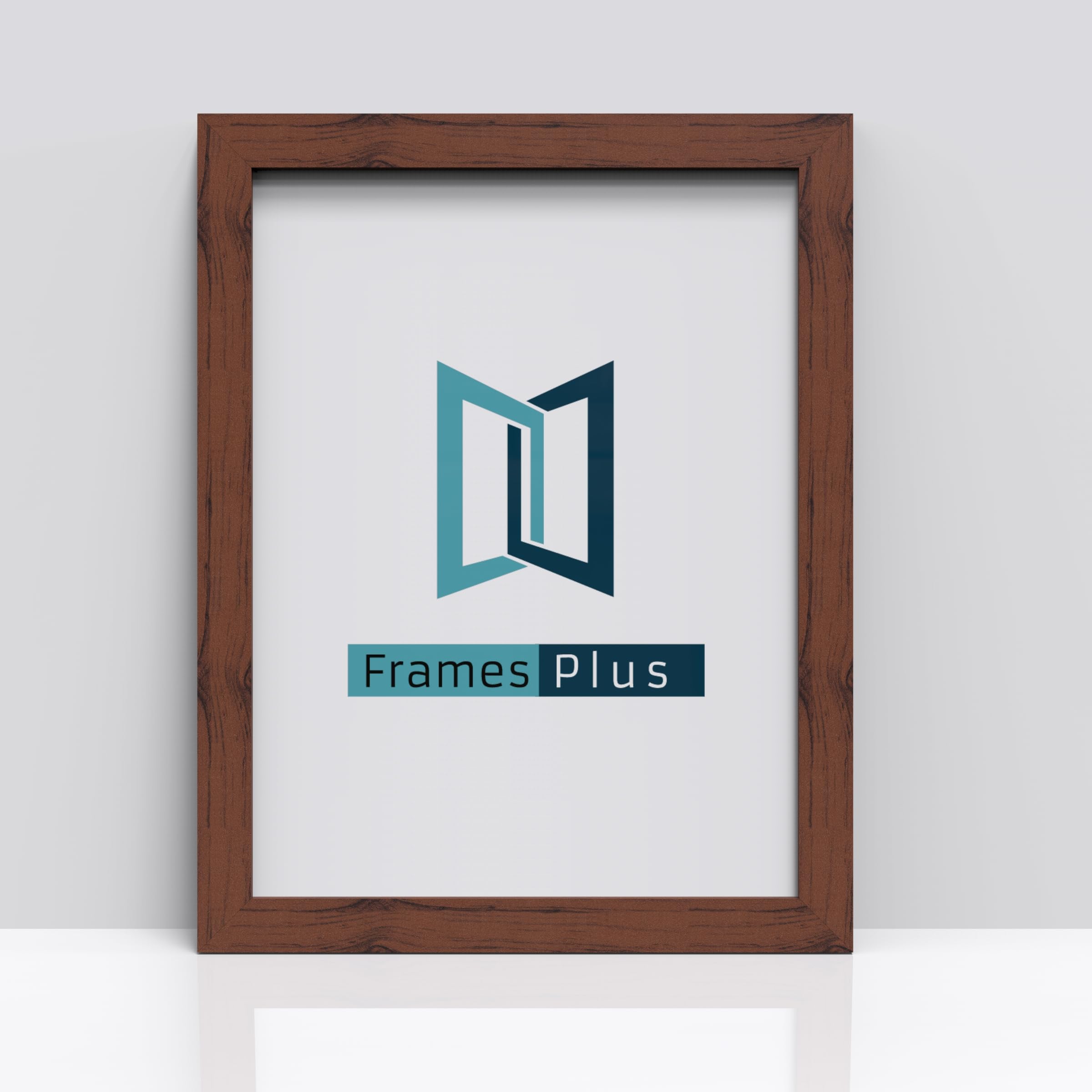 A4 Picture Frame, Poster & Certificate Frame (21 x 29.7 cm / 210 x 297 mm) Shatterproof Styrene Front, Wall or Tabletop, Portrait & Landscape, Dark Teak | a4 poster frame
