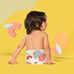 Couches pour nouveau-nés Hello Bello Premium, designs de chèvrefeuille, boîte club de 76 unités, hypoallergéniques et extra absorbantes