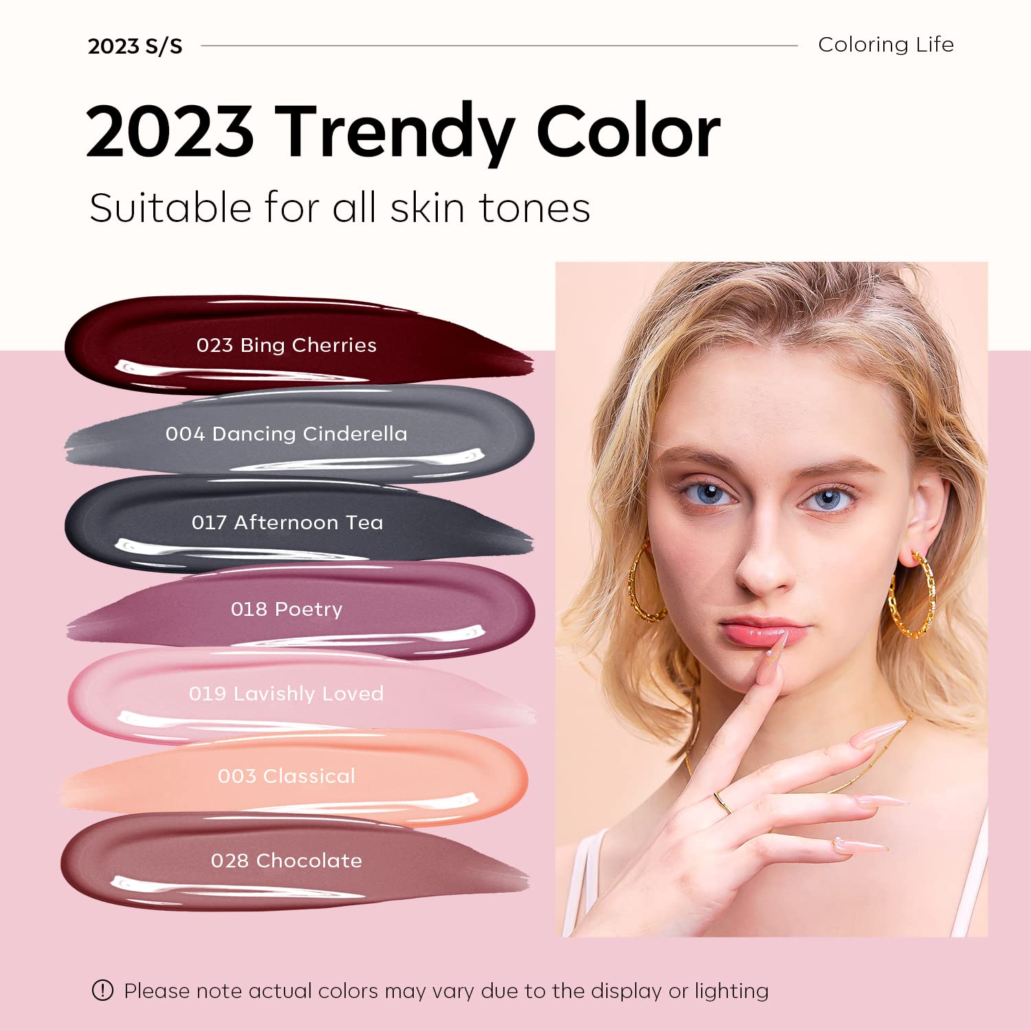 Modelones Kit Uñas Semipermanentes 22Pcs 7 Colores Esmaltes con Lampara UV 48W Kit Manicura Semipermanente Primer Base y Top Coat, Kit Uñas de Gel para Principiantes, Desnudo Gris Rojo
